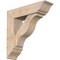 Ekena Millwork Funston Traditional Smooth Bracket w/ Offset Brace, Douglas Fir, 7 1/2"W x 28"D x 28"H BKT0806X28X28FST01SDF - alternate 1